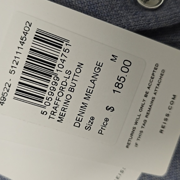 🖤BUY 2 GET 1 FREE Trafford Merino Button Polo Shirt - Picture 9 of 14